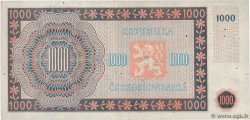 1000 Korun CZECHOSLOVAKIA  1945 P.074a VF