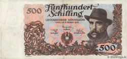 500 Schilling AUTRICHE  1953 P.134a