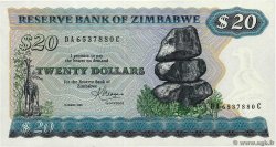 20 Dollars ZIMBABWE  1983 P.04c FDC