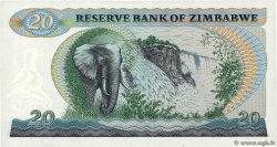 20 Dollars ZIMBABWE  1983 P.04c UNC