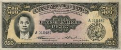 500 Pesos PHILIPPINES  1949 P.141a VF