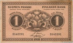 1 Markka FINLAND  1918 P.035