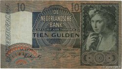 10 Gulden PAESI BASSI  1941 P.056b