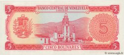 5 Bolivares VENEZUELA  1970 P.050d UNC
