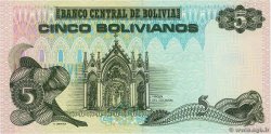 5 Bolivianos BOLIVIEN  1990 P.203b ST