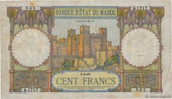 100 Francs MAROC  1945 P.20