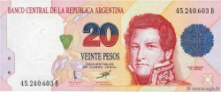 20 Pesos ARGENTINA  1992 P.343b FDC