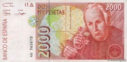 2000 Pesetas SPAIN  1992 P.164