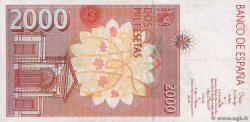 2000 Pesetas SPAIN  1992 P.164 VF