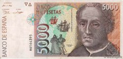 5000 Pesetas ESPAGNE  1992 P.165