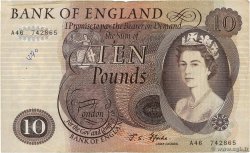 10 Pounds ANGLETERRE  1966 P.376b