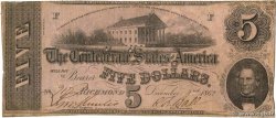 5 Dollars ÉTATS CONFÉDÉRÉS D&nbsp;AMÉRIQUE Richmond 1862 P.51