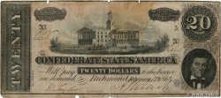 20 Dollars ÉTATS CONFÉDÉRÉS D&nbsp;AMÉRIQUE Richmond 1864 P.69