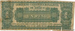 1 Peso MEXIQUE Monclova 1913 PS.0626 B