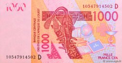 1000 Francs ÉTATS DE L&nbsp;AFRIQUE DE L&nbsp;OUEST  2003 P.415Da