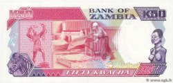 50 Kwacha ZAMBIE  1989 P.33b NEUF