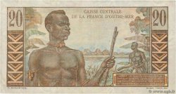 20 Francs Émile Gentil AFRIQUE ÉQUATORIALE FRANÇAISE  1946 P.22 BB