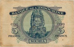 5 Francs NOUVELLE CALÉDONIE  1944 P.48 BC