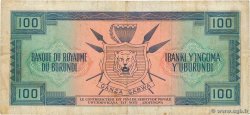 100 Francs BURUNDI  1966 P.17b BC+