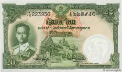 20 Baht THAILANDIA  1953 P.077d
