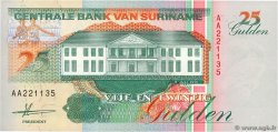 25 Gulden SURINAME  1991 P.138a FDC