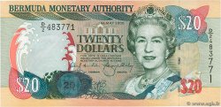 20 Dollars BERMUDA  2000 P.53A XF