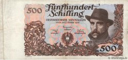 500 Schilling AUTRICHE  1953 P.134a