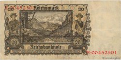 20 Reichsmark GERMANIA  1939 P.185 BB