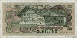 100 Schilling AUSTRIA  1969 P.145a VF
