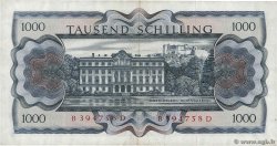 1000 Schilling AUSTRIA  1966 P.147a VF+