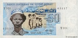 50 Pesos GUINEA-BISSAU  1975 P.01 FDC