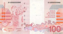 100 Francs BELGIEN  1995 P.147 VZ