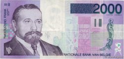 2000 Francs BELGIUM  1994 P.151 F+