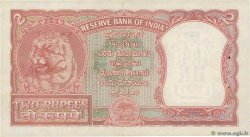 2 Rupees INDIA  1957 P.029b XF