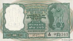 5 Rupees INDE  1957 P.035b