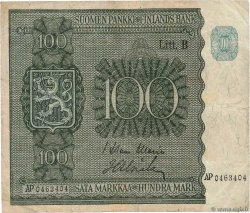 100 Markkaa FINLANDE  1945 P.088 TB