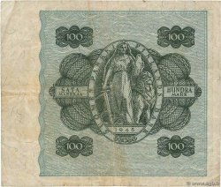 100 Markkaa FINLANDE  1945 P.088 TB