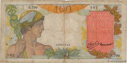 100 Piastres FRANZÖSISCHE-INDOCHINA  1947 P.082a S