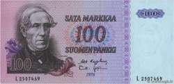 100 Markkaa FINLAND  1976 P.109a AU-