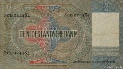 10 Gulden PAESI BASSI  1942 P.056b MB