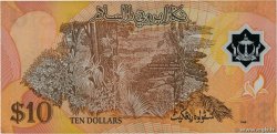 10 Ringgit - 10 Dollars BRUNEI  1998 P.24b SPL