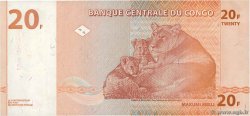 20 Francs REPúBLICA DEMOCRáTICA DEL CONGO  1997 P.088A FDC