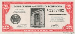 25 Centavos Oro RÉPUBLIQUE DOMINICAINE  1961 P.087a