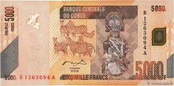 5000 Francs REPúBLICA DEMOCRáTICA DEL CONGO  2005 P.102a FDC