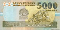 25000 Francs - 5000 Ariary MADAGASCAR  1993 P.074Aa EBC
