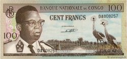 100 Francs REPUBBLICA DEMOCRATICA DEL CONGO  1962 P.006a q.SPL
