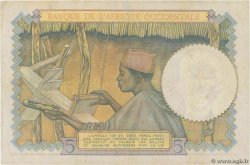 5 Francs AFRIQUE OCCIDENTALE FRANÇAISE (1895-1958)  1942 P.25 TTB
