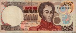 5000 Bolivares VENEZUELA  1994 P.075a TB