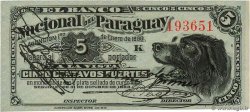 5 Centavos Fuertes PARAGUAY  1886 PS.141 UNC