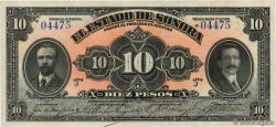 10 Pesos MEXICO Hermosillo 1915 PS.1073 q.FDC